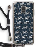Makis: Samsung Galaxy A8 (2018) Transparant Hoesje met koord