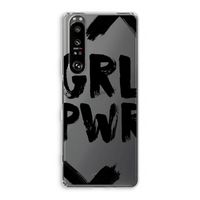 Girl Power #2: Sony Xperia 1 III Transparant Hoesje