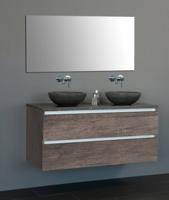 Badmeubel Trend Dynasty met 2 ronde kommen 120 Century Oak