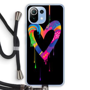 Melts My Heart: Xiaomi Mi 11 Lite Transparant Hoesje met koord