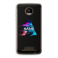 Abstract Spectrum: Motorola Moto Z Force Transparant Hoesje
