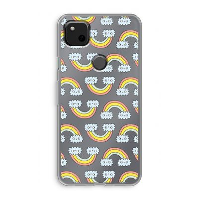 Regenboog: Google Pixel 4a Transparant Hoesje
