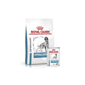 Royal Canin Hypoallergenic Combi bundel - 7 kg + 12 x 400 gr