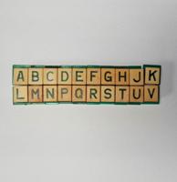 Seeburg 3WA200 Wallbox Knoppen Letters - Origineel, Gebruikt