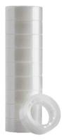 Plakband Quantore 15mmx10m transparant