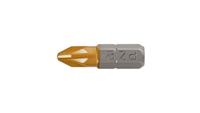 Graphite bit pz2 25mm s2 tin 2 op een blister Graphite bit pz2 25mm s2 tin 2 op een blister