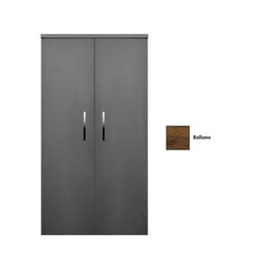 Kolomkast Sanicare Q6/Q14/Q16 2-Deurs Soft-Closing Chromen Greep 160x67x32 cm Belluno