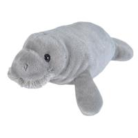 Wild Republic Pluche zeekoe - knuffelbeest - 25 cm - zeedier knuffel
