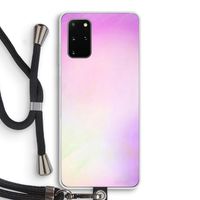 Flow mist pastel: Samsung Galaxy S20 Plus Transparant Hoesje met koord