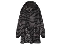 Oversized hoodie (Grijs/zwart, L/XL)