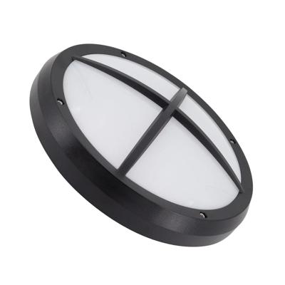 Plafondlamp / buitenlamp zwart rond &apos;Rodri&apos; led lamp 13.5W 30 cm