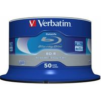 Verbatim BD-R Blu-Ray 25GB 6x 50st. Cakebox