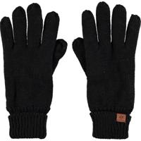 Handschoenen - zwart - gebreid - fleece voering - kinderen - winteraccessoires