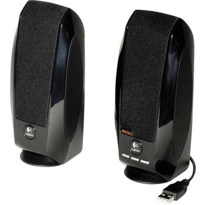 Logitech S-150 2.0 PC-luidsprekers Kabelgebonden 1.2 W Zwart