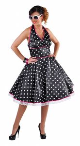 Jaren 50 jurk met halterneck