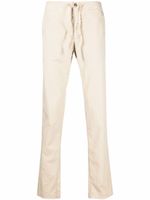 Incotex pantalon slim à lien de resserrage - Tons neutres