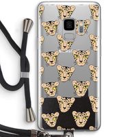 Tijger: Samsung Galaxy S9 Transparant Hoesje met koord