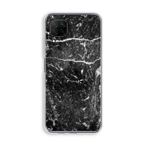Zwart marmer: Huawei P40 Lite Transparant Hoesje