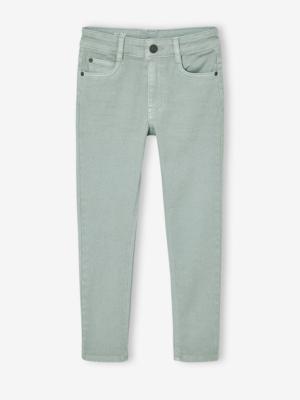 Gekleurde slim fit MorphologiK MEDIUM jongens grijsblauw