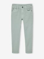 Gekleurde slim fit MorphologiK MEDIUM jongens grijsblauw
