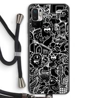 Vexx Black City : Xiaomi Redmi Note 10 5G Transparant Hoesje met koord