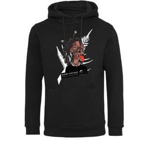 Rugby Vintage - Nieuw-Zeeland All Blacks 'Bored' Maori Hoodie - Zwart