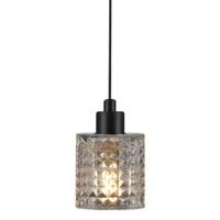 Nordlux HanglampHollywood zwart met transparant glas - 46483000 - thumbnail