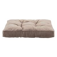 Loungekussen Florence zitting - taupe - 80x80 cm - Leen Bakker