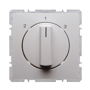 Berker S1 ventilatorschakelaar met draaiknop 2-1-3 alpine wit ral 9010 glanzend
