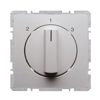Berker S1 ventilatorschakelaar met draaiknop 2-1-3 alpine wit ral 9010 glanzend