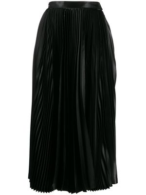 Comme Des Garçons Pre-Owned jupe mi-longue plissée - Noir