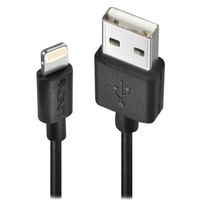 Lindy 31322 3m USB A Mannelijk Mannelijk Zwart USB-kabel - thumbnail