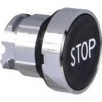 Schneider Electric ZB4BA234 ZB4BA234 Terugstelbaar (Ø) 22 mm STOP Chroom, Zwart 1 stuk(s)