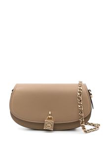 Michael Michael Kors Mila leather crossbody bag - Tons neutres