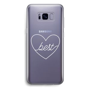 Best heart pastel: Samsung Galaxy S8 Plus Transparant Hoesje