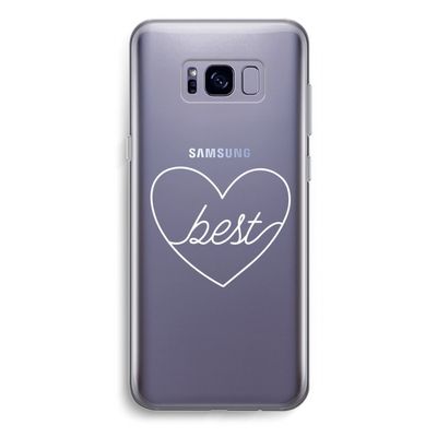 Best heart pastel: Samsung Galaxy S8 Plus Transparant Hoesje