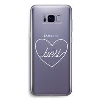 Best heart pastel: Samsung Galaxy S8 Plus Transparant Hoesje