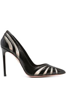 Aquazzura escarpins The Spy 105 mm à bout pointu - Noir