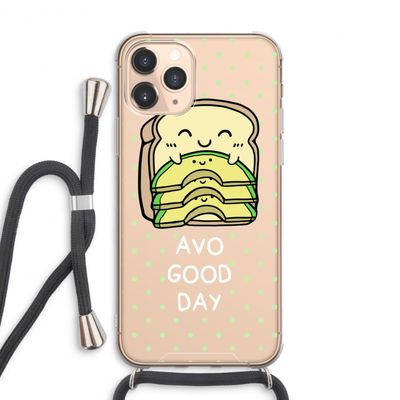 Avo Good Day: iPhone 11 Pro Max Transparant Hoesje met koord