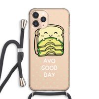 Avo Good Day: iPhone 11 Pro Max Transparant Hoesje met koord