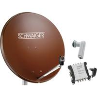 Schwaiger SPI9962SET6 Satellietset zonder receiver Aantal gebruikers: 8 80 cm - thumbnail