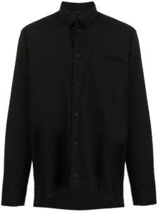 Transit chemise boutonnée à manches longues - Noir