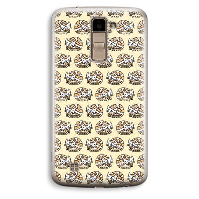 Slapende poes: LG K10 (2016) Transparant Hoesje