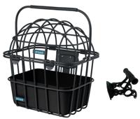 Dierenfietsmand Around Luna afneembaar incl. ACE stuurbochthouder - mat zwart