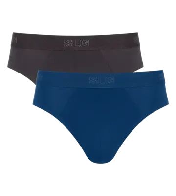 Sloggi 2-pak Midi/Brief heren slips - SLG Base