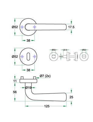 Krukgarn HALA rvs mat SL