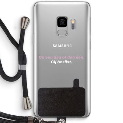 gij beslist: Samsung Galaxy S9 Transparant Hoesje met koord