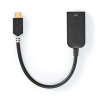 Nedis USB-C-adapterkabel | Type-C Male - HDMI Output | 0,2 m | Antraciet