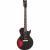 Vintage V120 ICON Distressed Black over Cherry Red elektrische gitaar