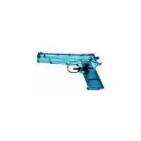 Blauw speelgoed waterpistool 20 cm   - - thumbnail